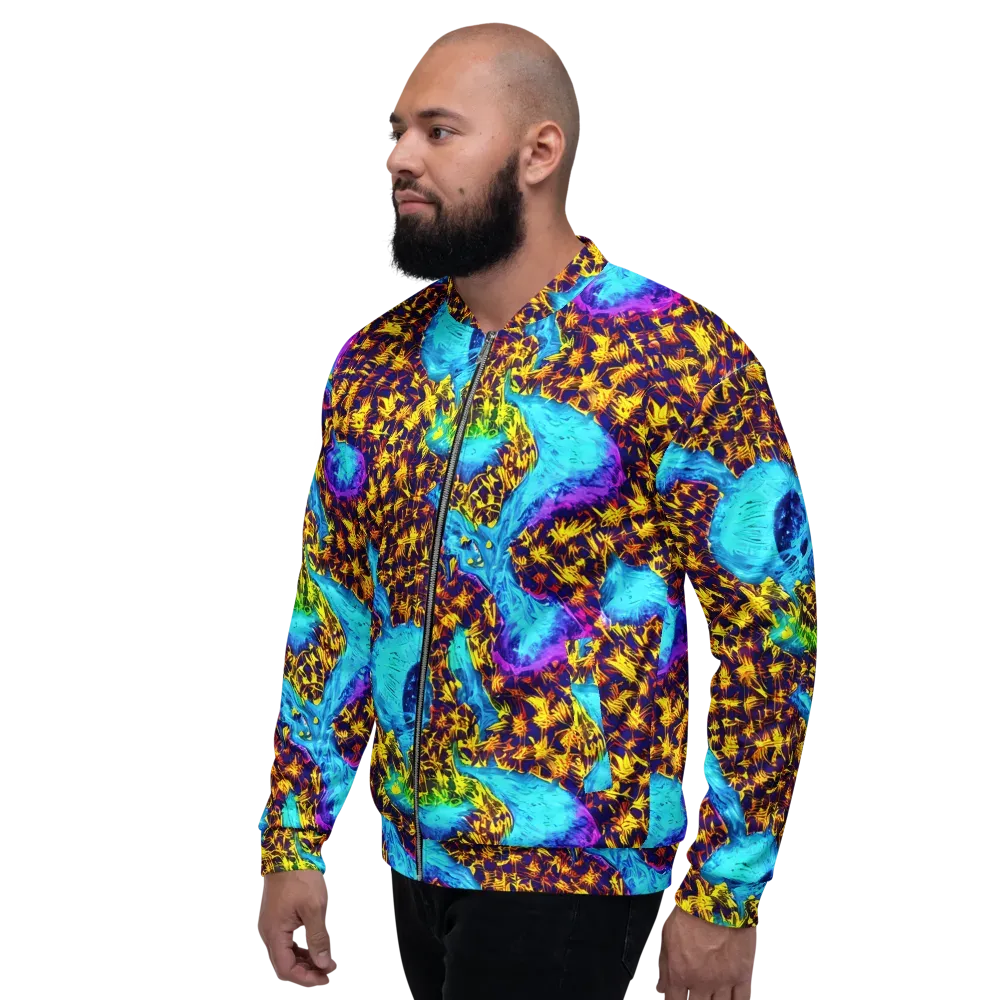 Wildfire Waters on Bomber Jacket — Left