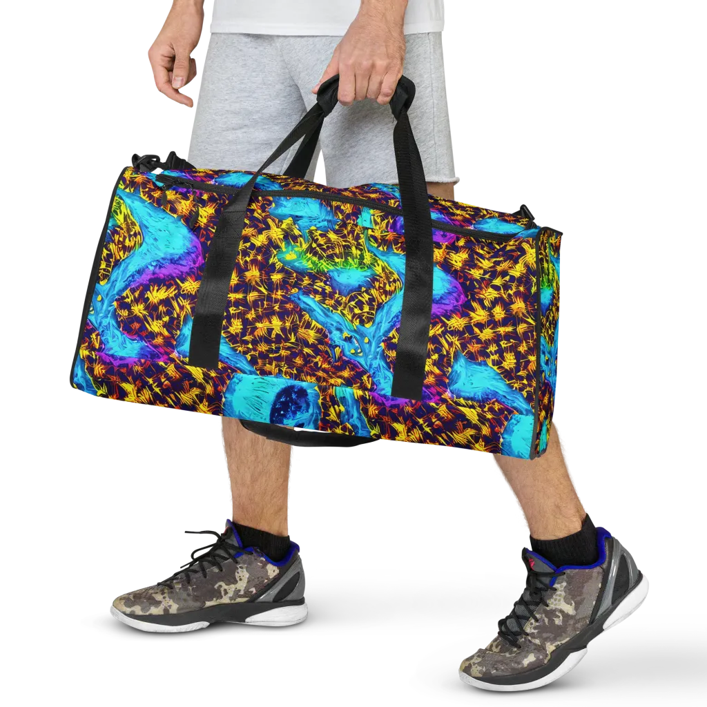 Wildfire Waters on Duffle Bag — Front