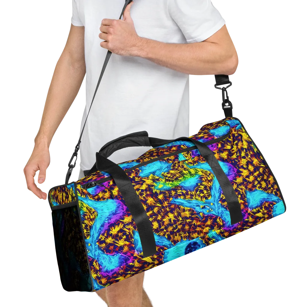 Wildfire Waters on Duffle Bag — Right Front