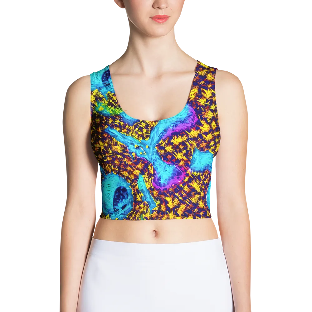 Wildfire Waters on Crop Top — Front