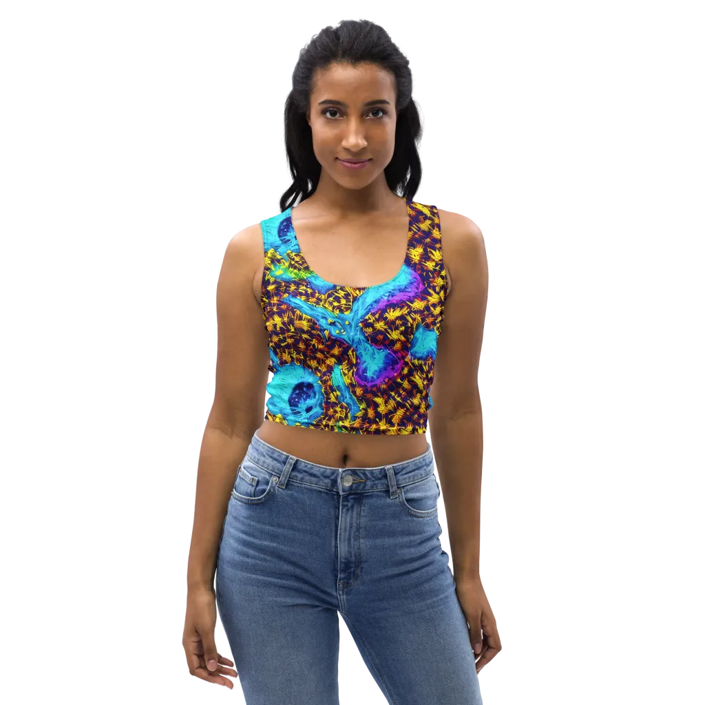 Wildfire Waters on Crop Top — Front