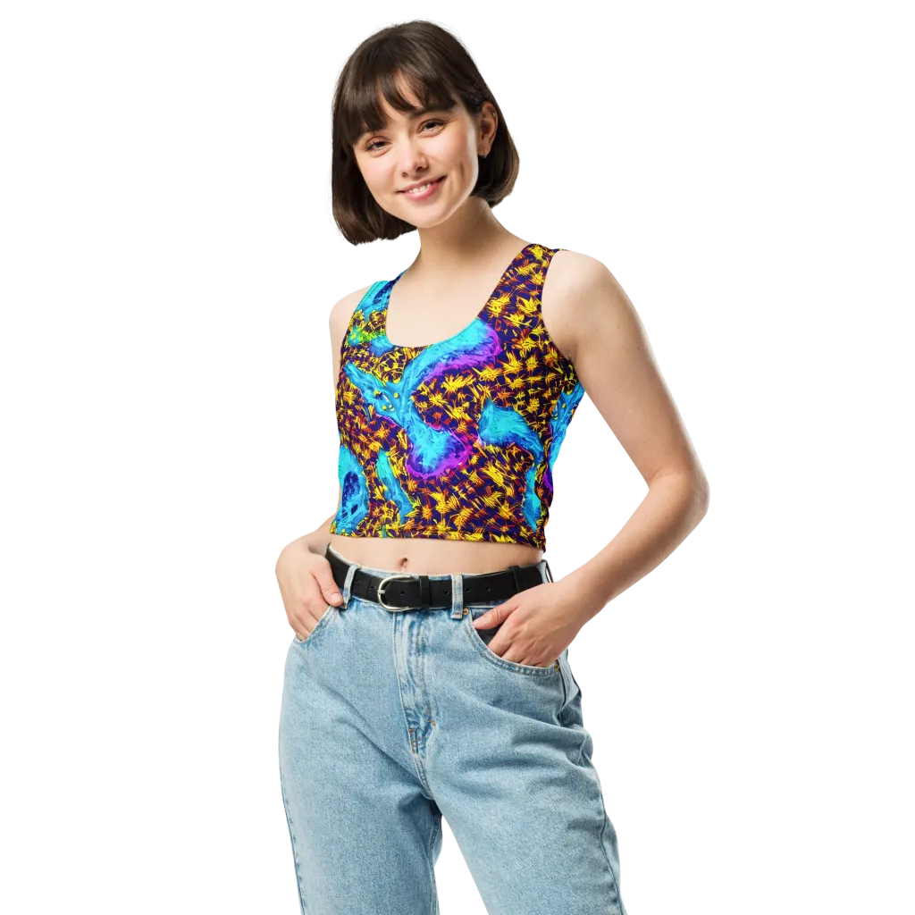 Wildfire Waters on Crop Top — Front