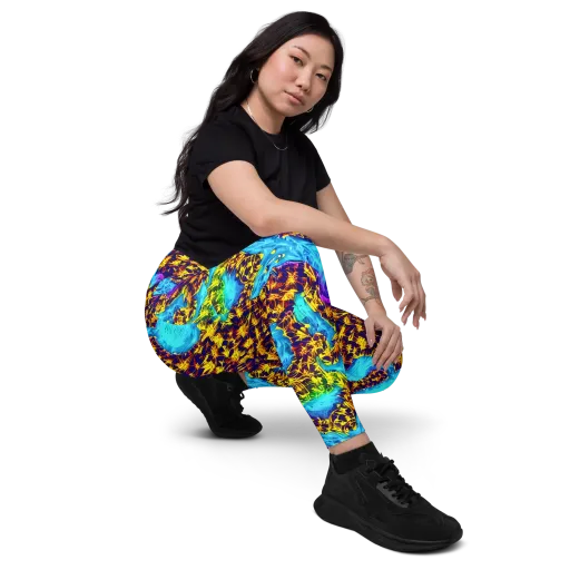 Wildfire Waters on a Leggings with Pockets