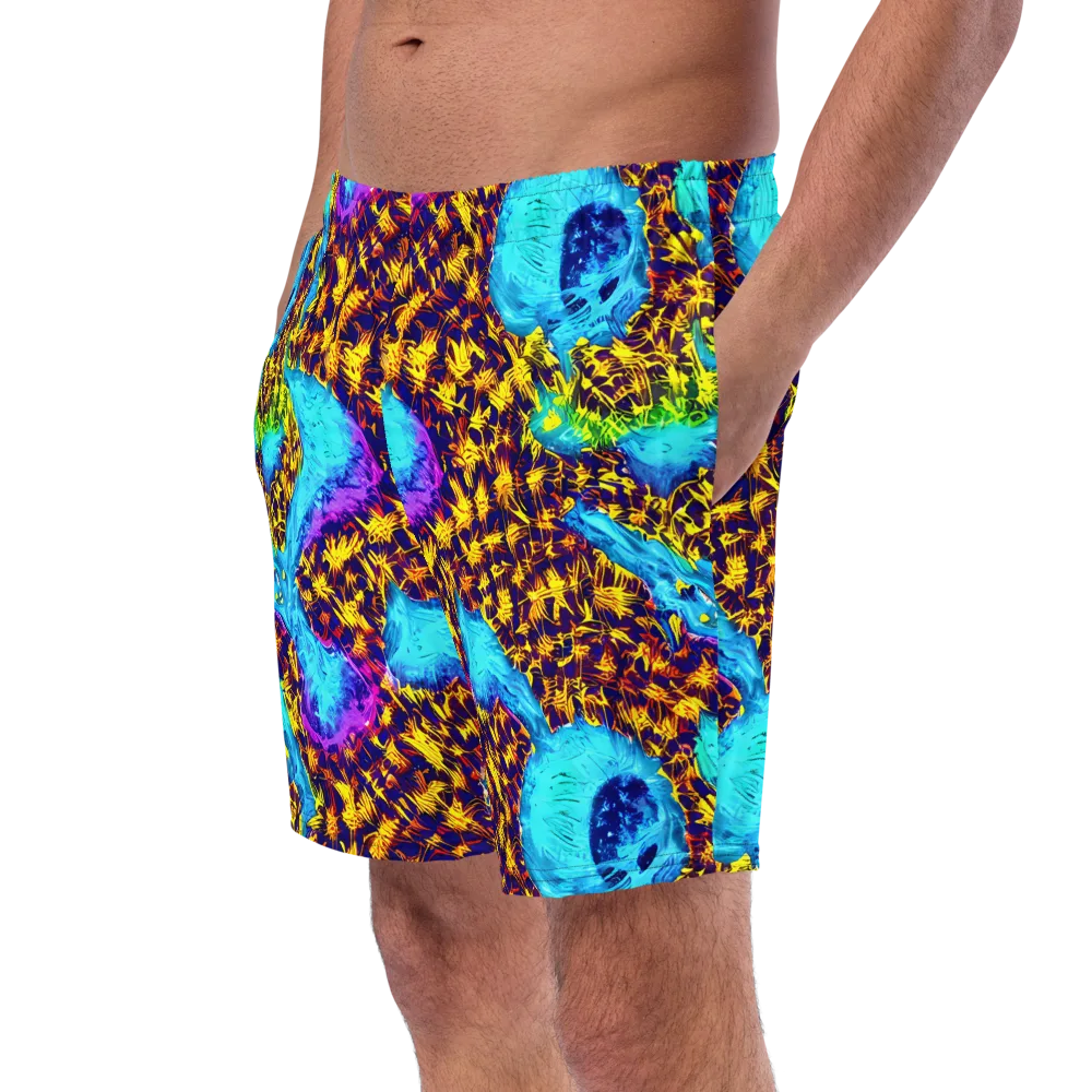 Wildfire Waters on Swim Trunks — Left Front