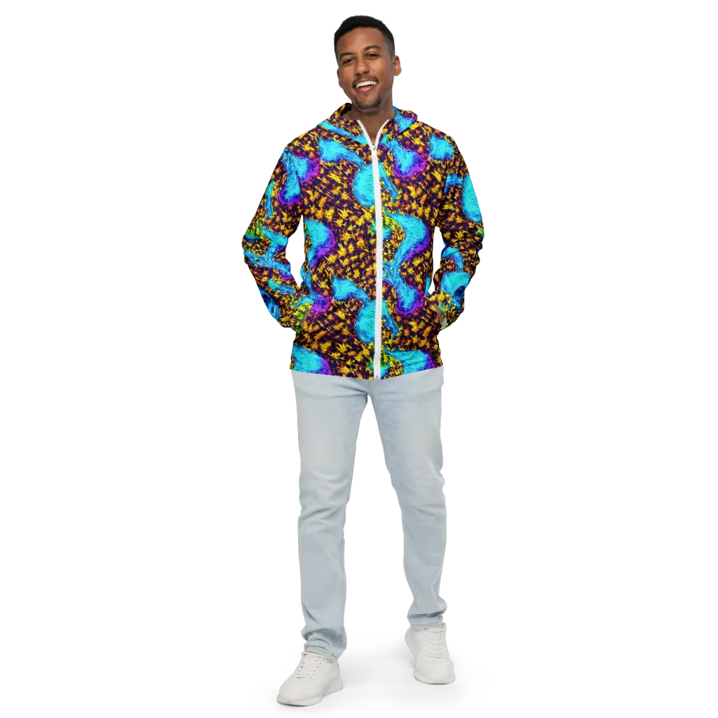 Wildfire Waters on Men's Windbreaker — Front