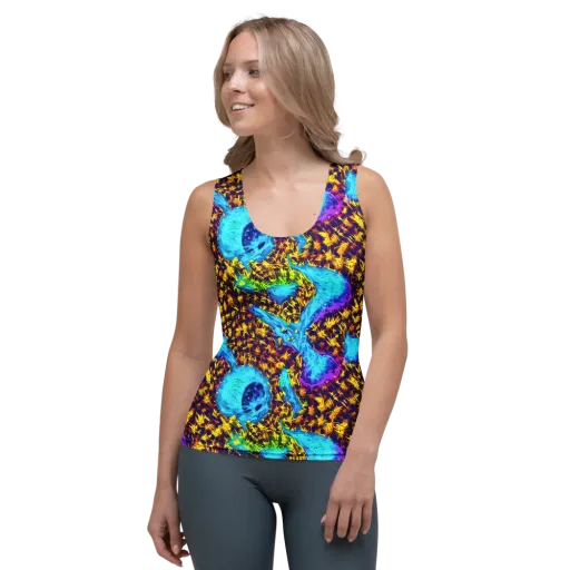 Wildfire Waters on a Women's Tank Top