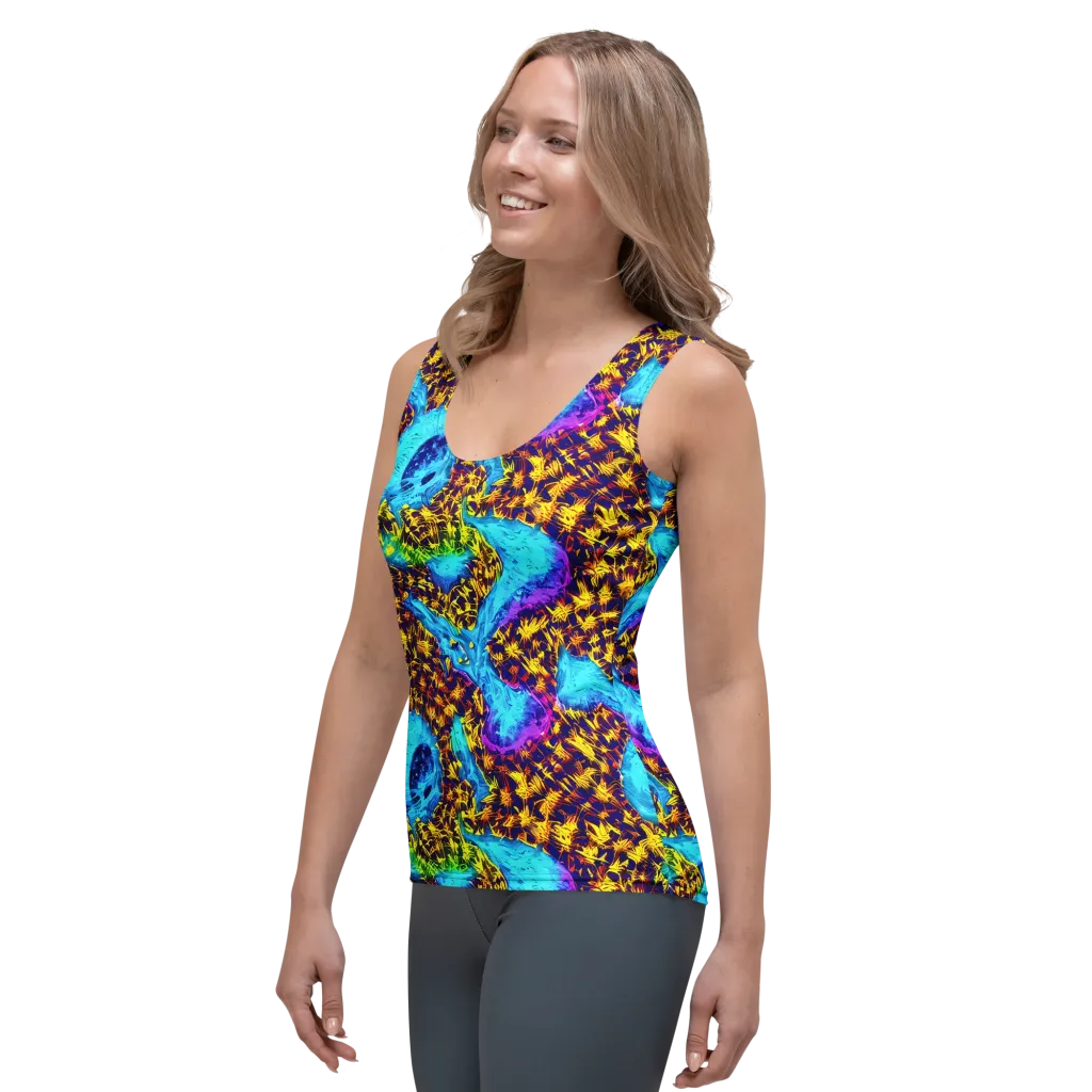 Wildfire Waters on Women's Tank Top — Left Front