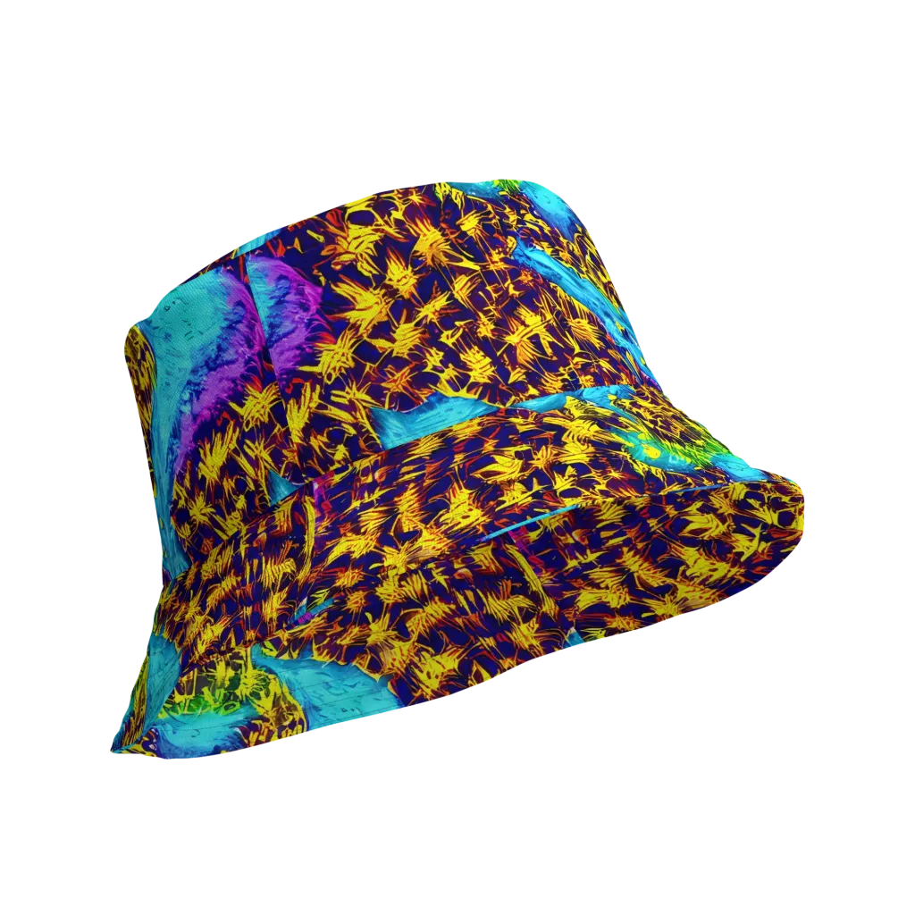 Wildfire Waters on Reversible Bucket Hat — Product details Outside