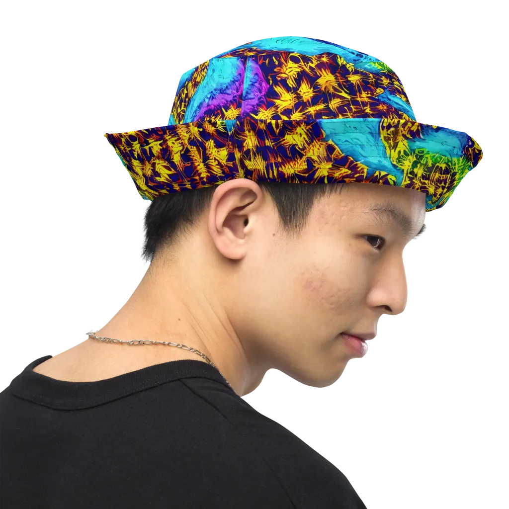 Wildfire Waters on Reversible Bucket Hat — Right Outside