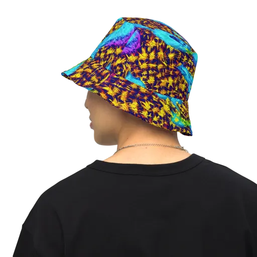 Wildfire Waters on a Reversible Bucket Hat