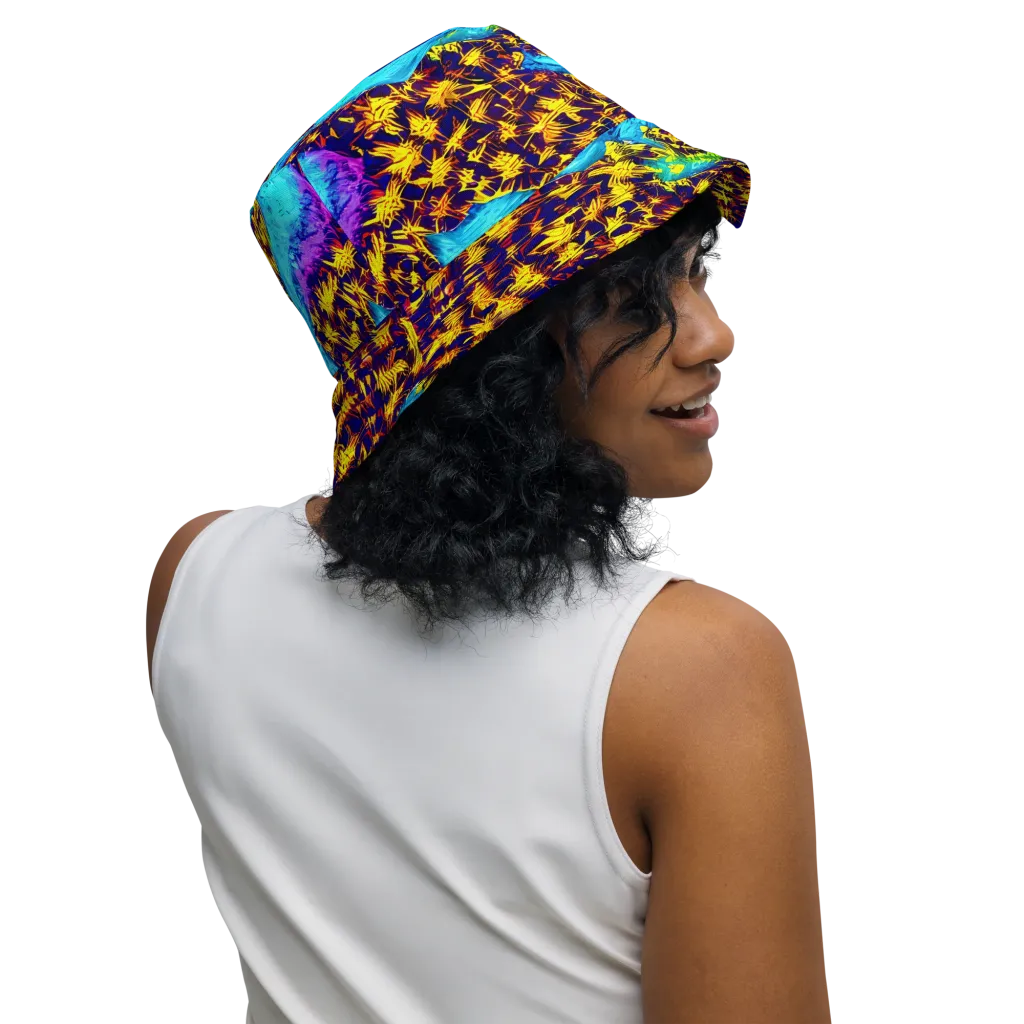 Wildfire Waters on Reversible Bucket Hat — Right Outside