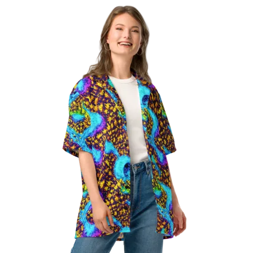 Wildfire Waters on a Button Shirt