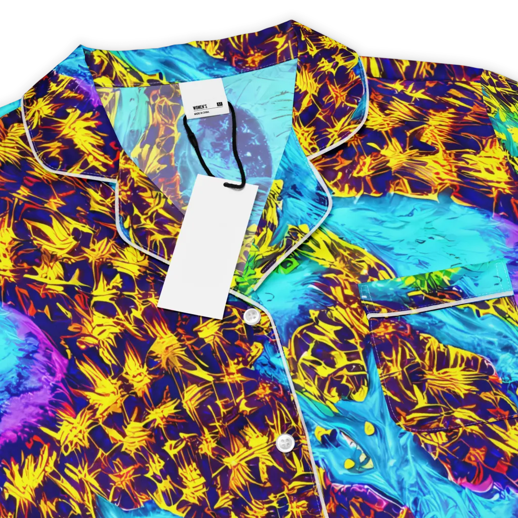 Wildfire Waters on Women's Short Sleeve Pajama Top — Product details