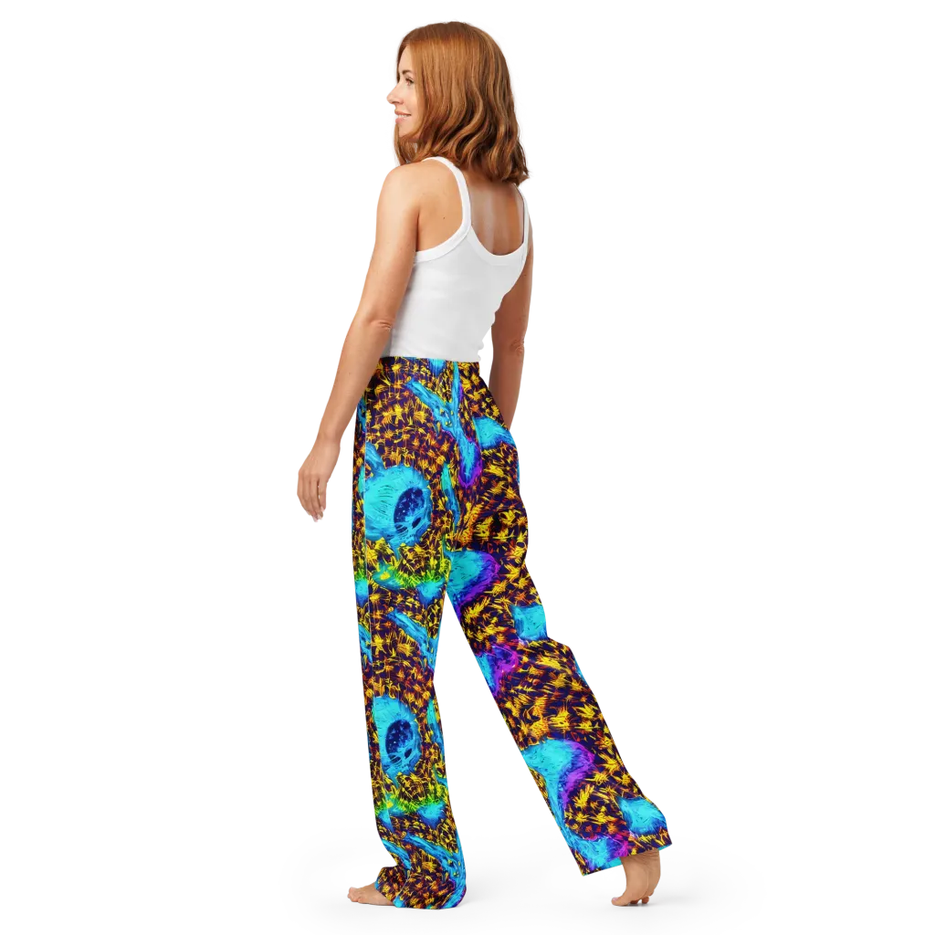 Wildfire Waters on Women's Pajama Pants — Back