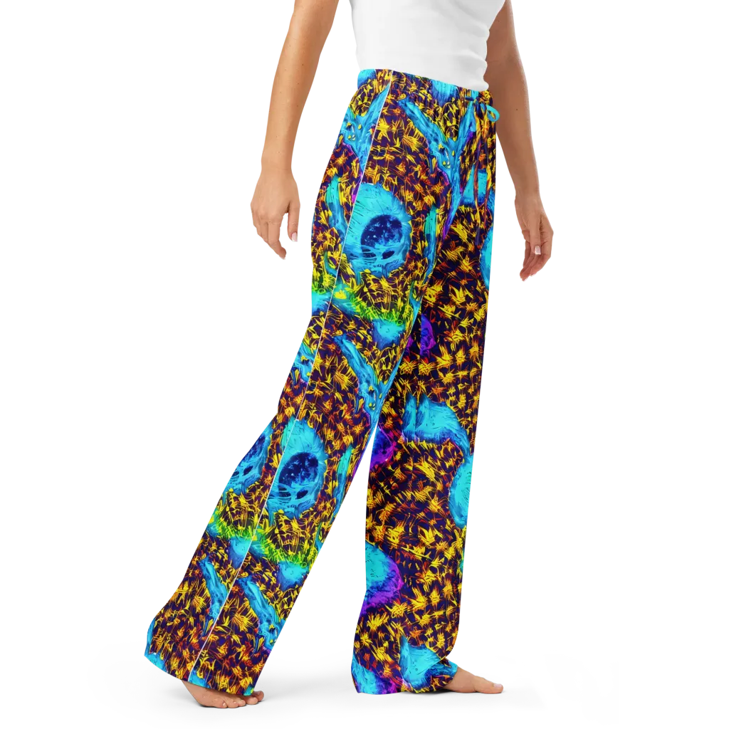 Wildfire Waters on Women's Pajama Pants — Right Front