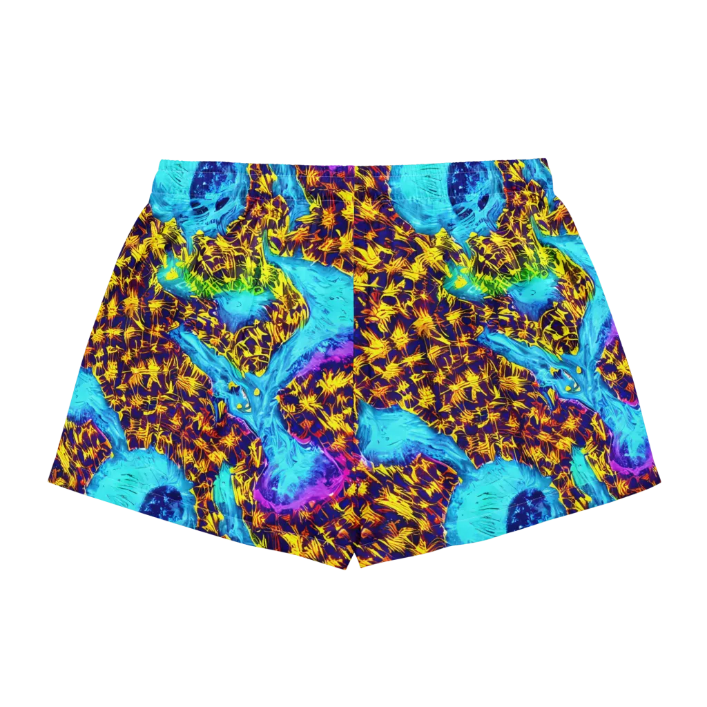 Wildfire Waters on Women's Pajama Shorts — Back