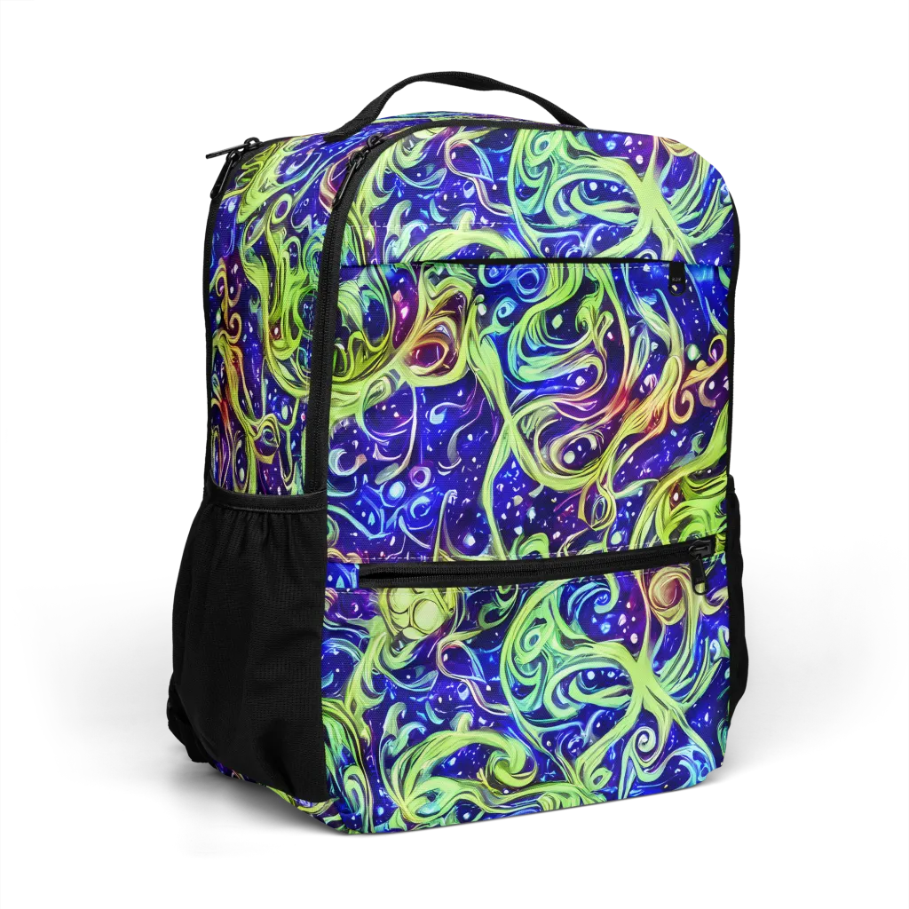 Molten Whirlwind on Utility Backpack — Right Front