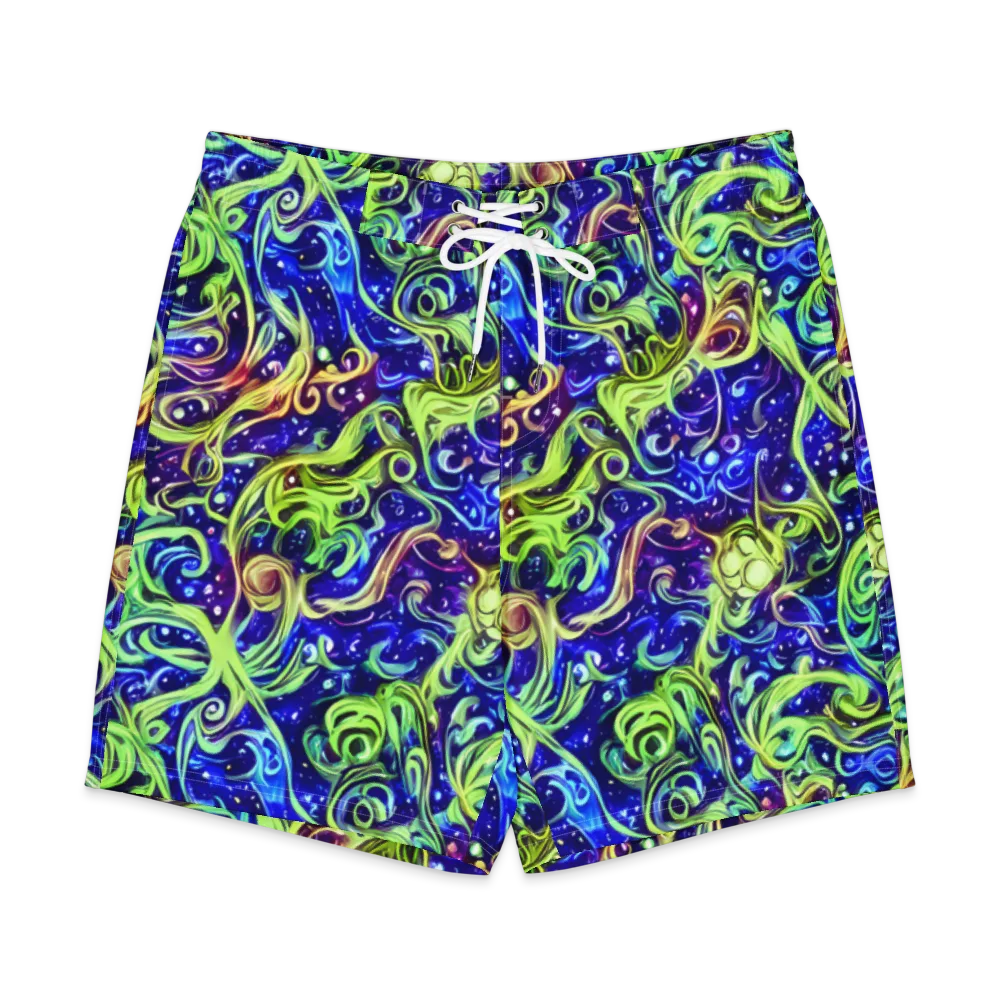 Molten Whirlwind on Men's Board Shorts — Front