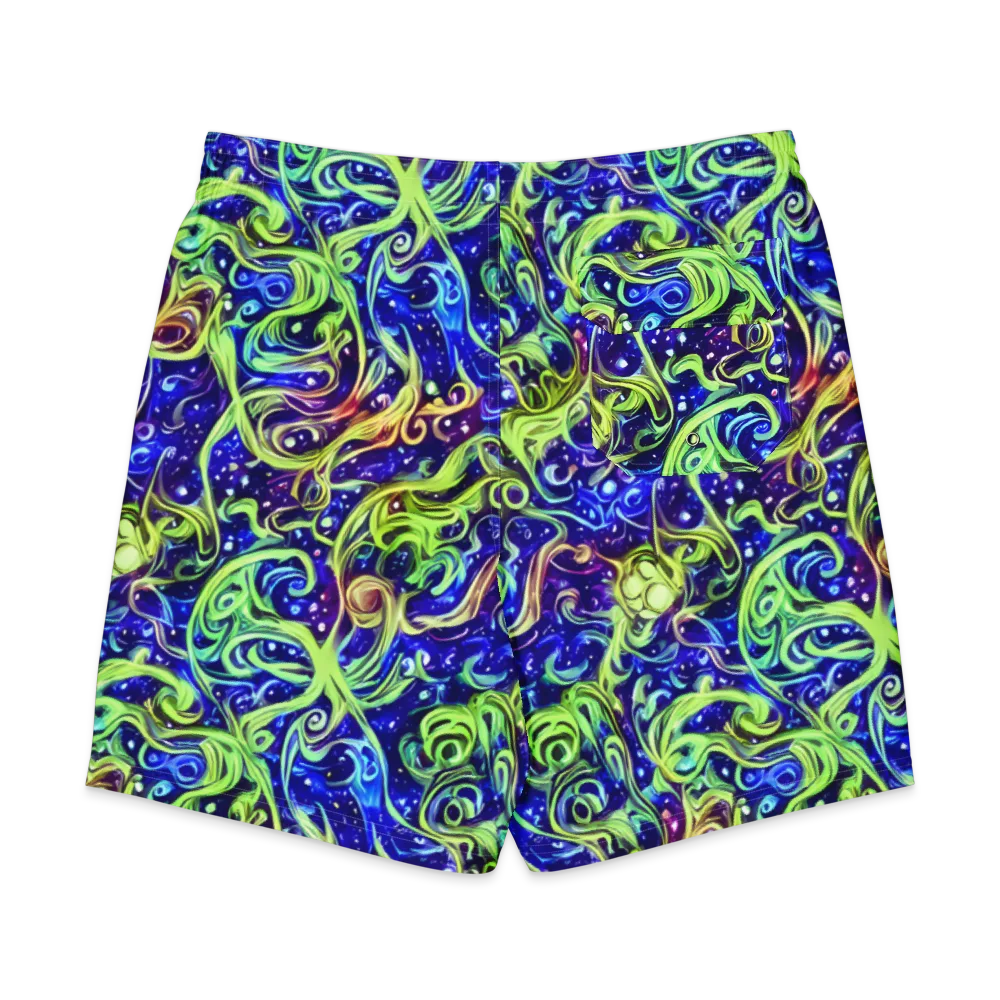 Molten Whirlwind on Men's Board Shorts — Back