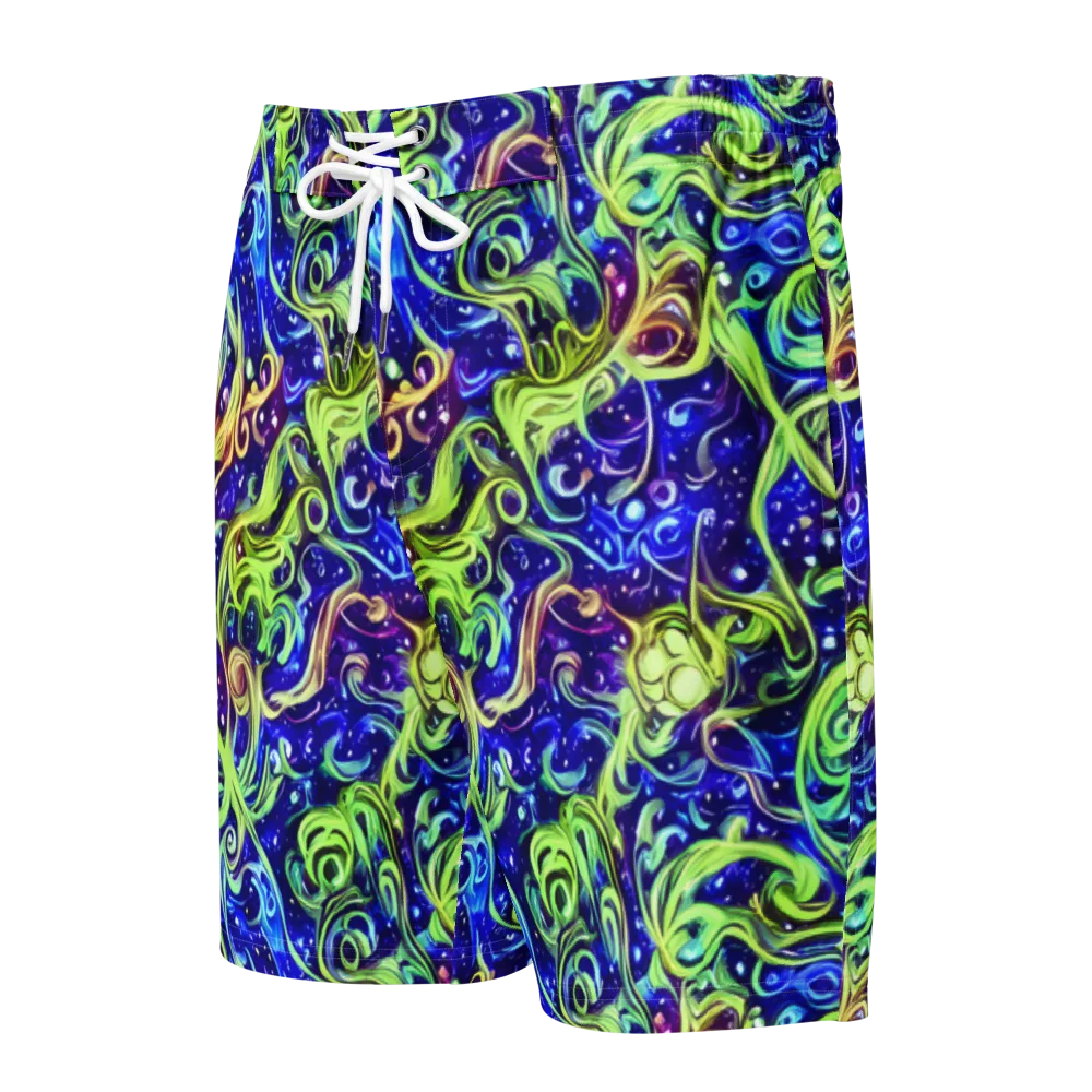 Molten Whirlwind on Men's Board Shorts — Front