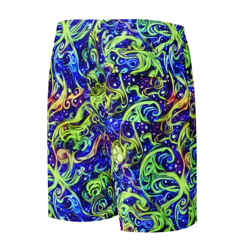 Molten Whirlwind on Men's Board Shorts — Back