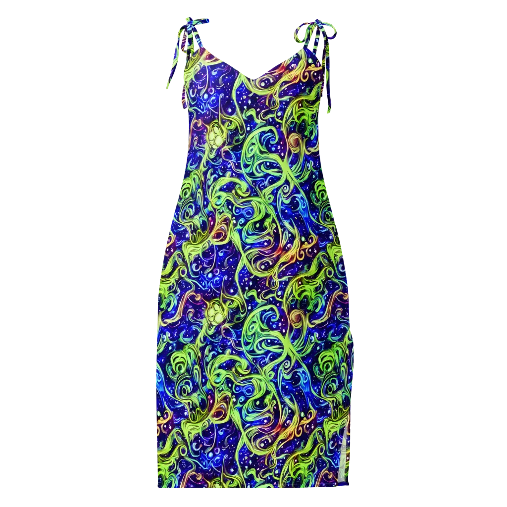 Molten Whirlwind on Slip Dress — Front