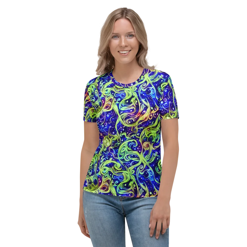 Molten Whirlwind on Women's Crew Neck T-Shirt — Front