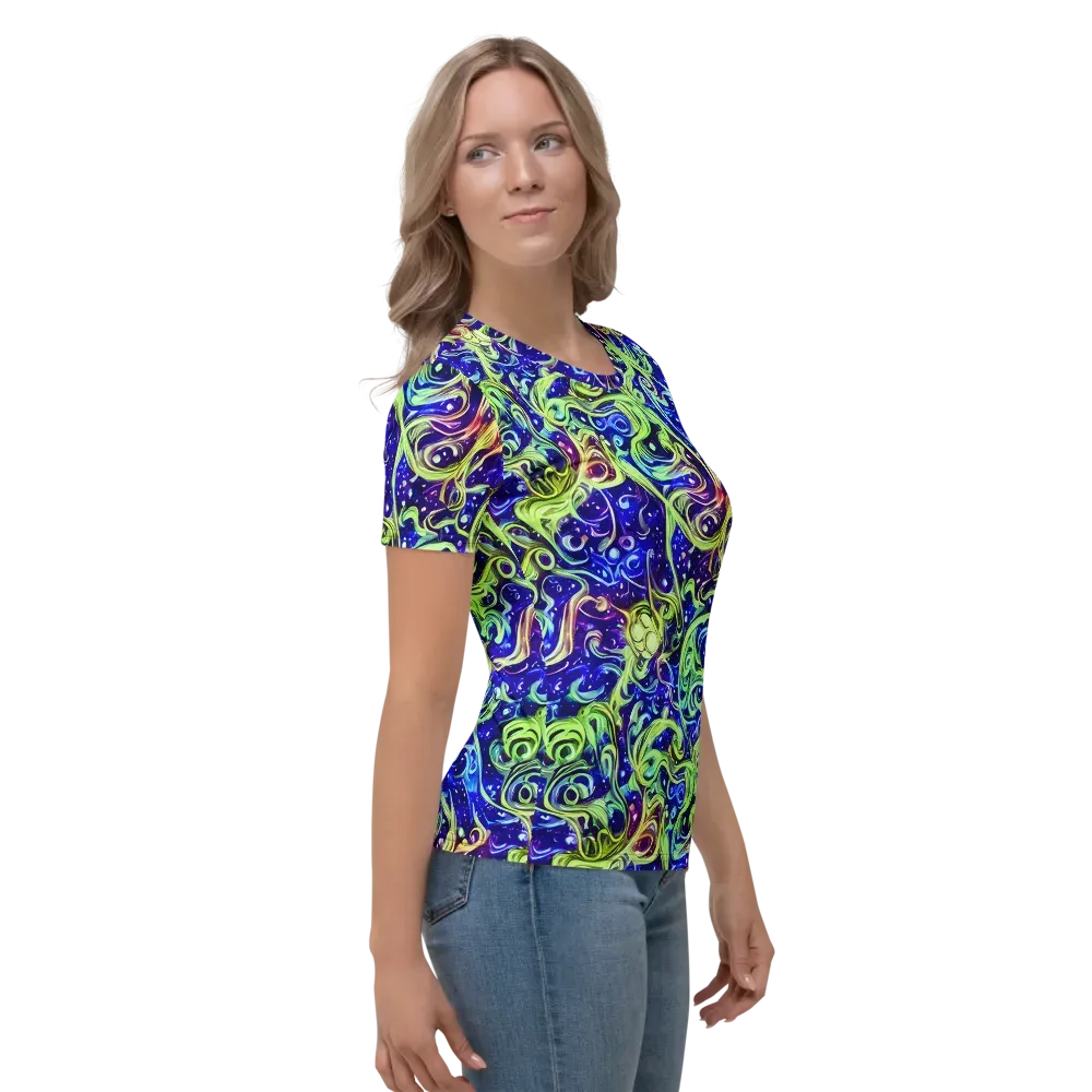 Molten Whirlwind on Women's Crew Neck T-Shirt — Right
