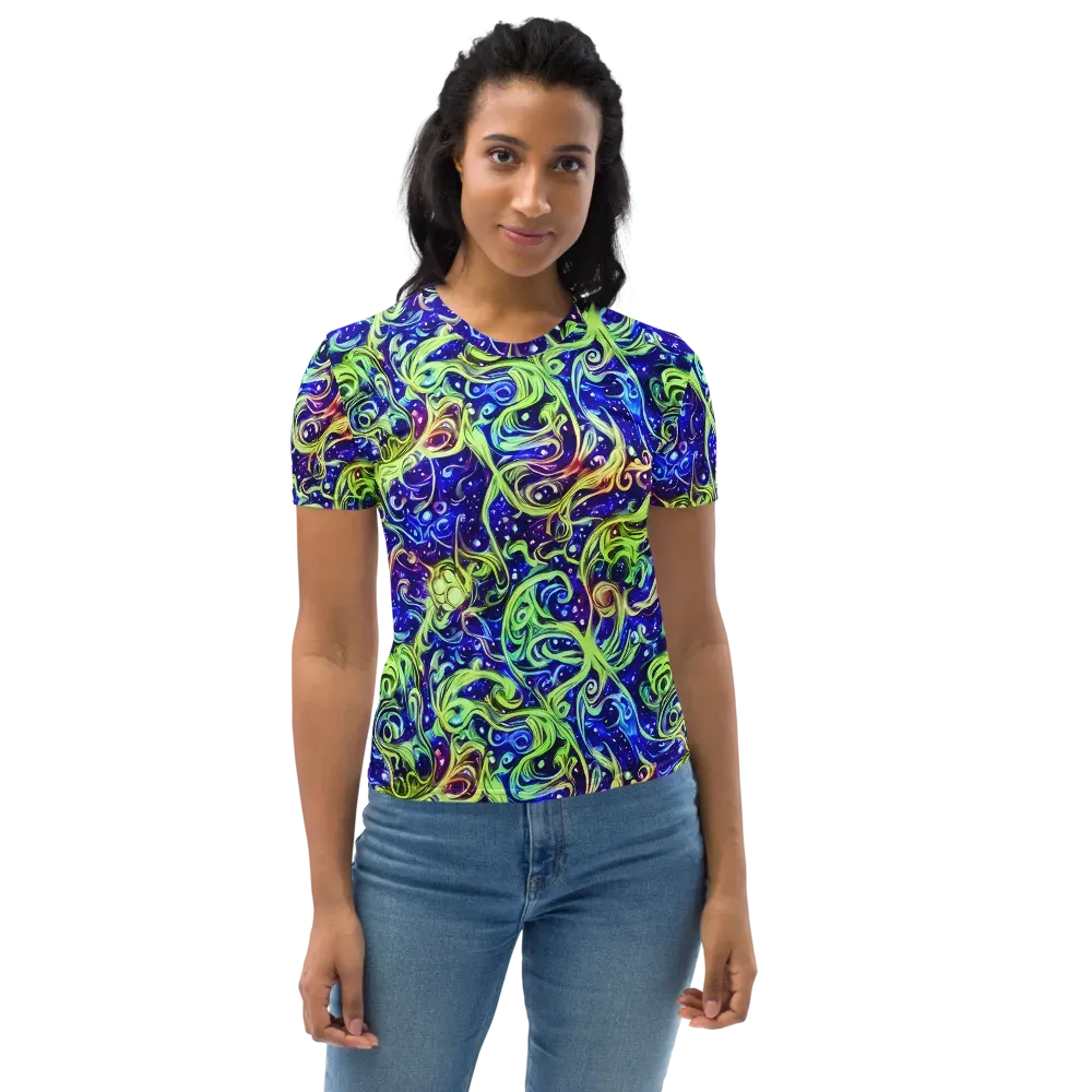 Molten Whirlwind on Women's Crew Neck T-Shirt — Front
