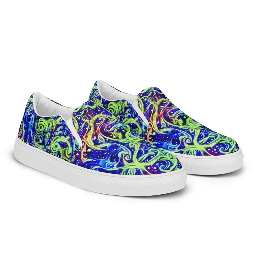 Molten Whirlwind on Women's Slip-On Canvas Shoes — Right Front