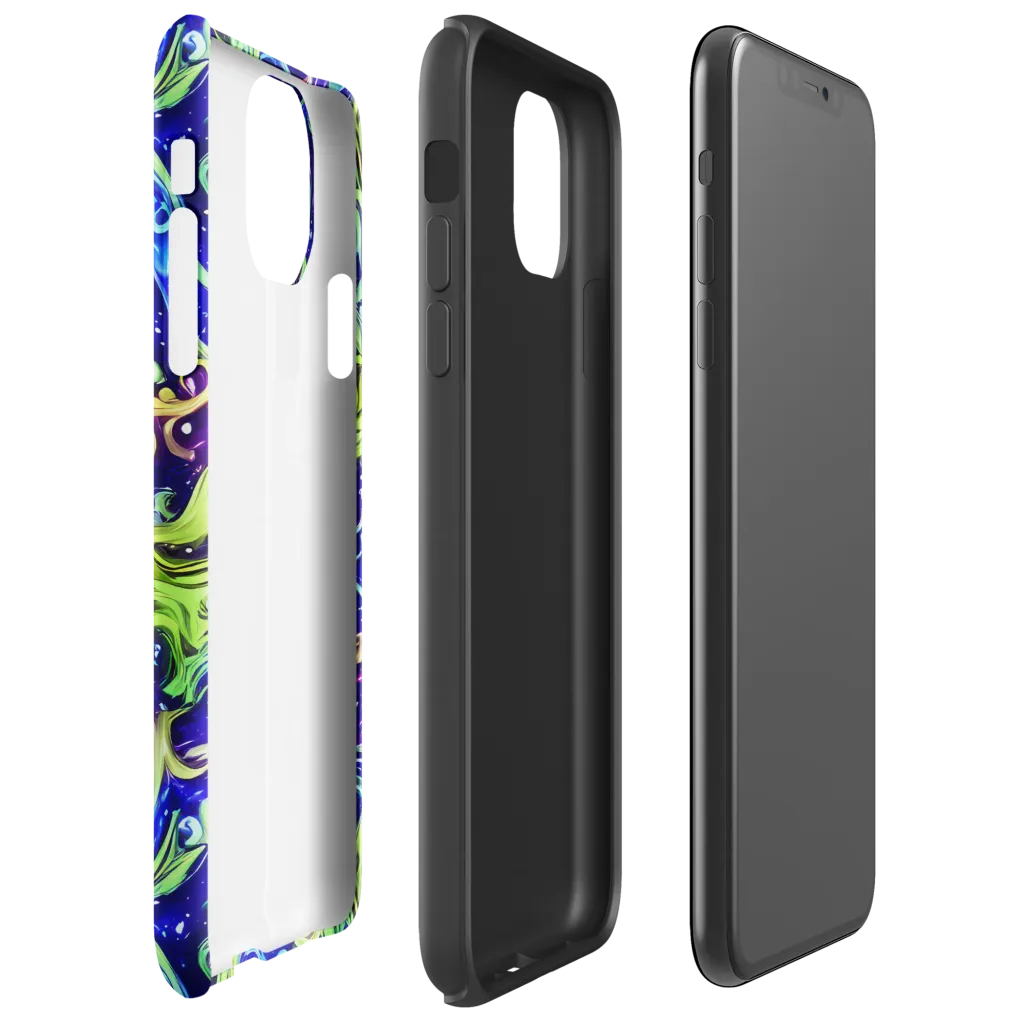 Molten Whirlwind on Tough Case for iPhone® — Right