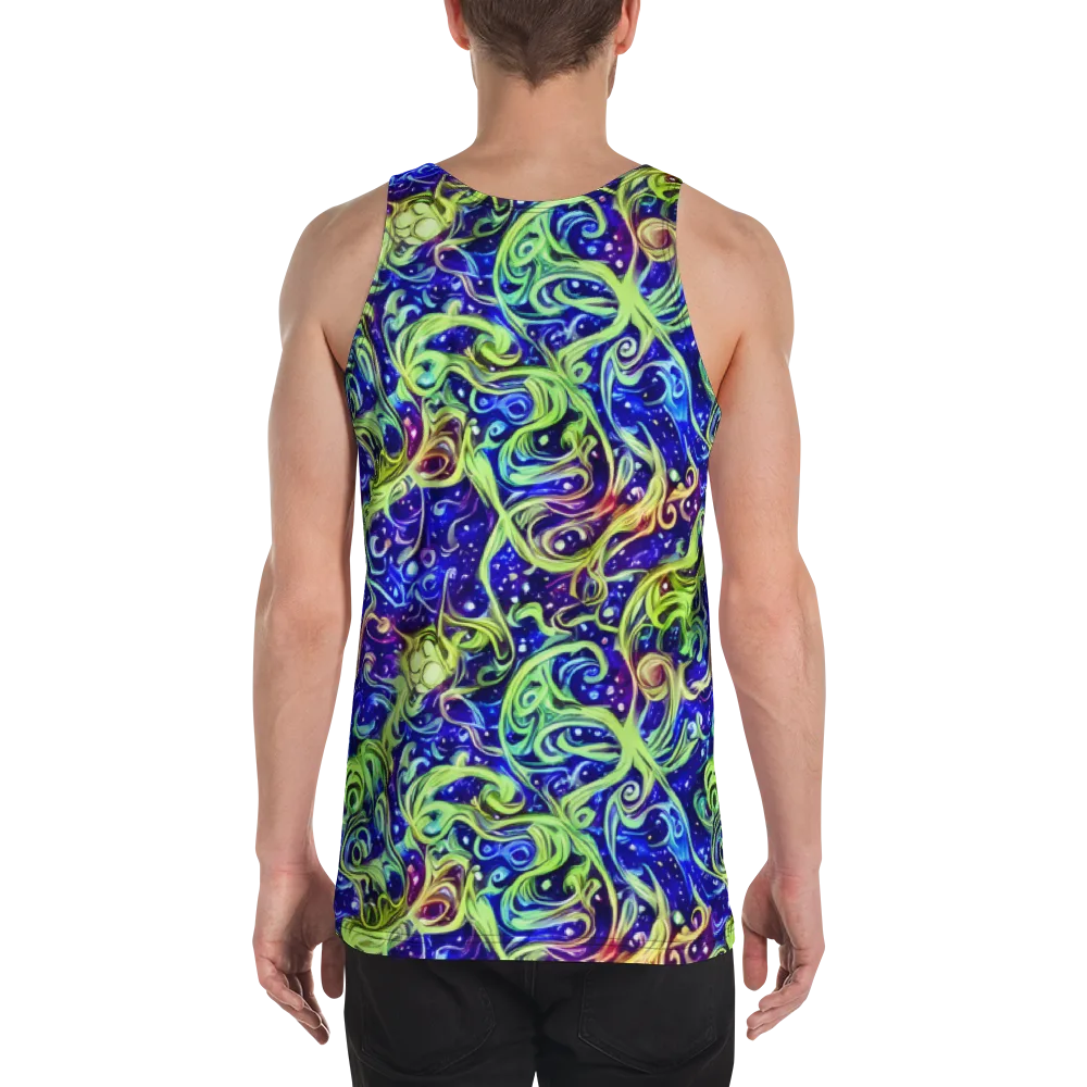 Molten Whirlwind on Men's Tank Top — Back