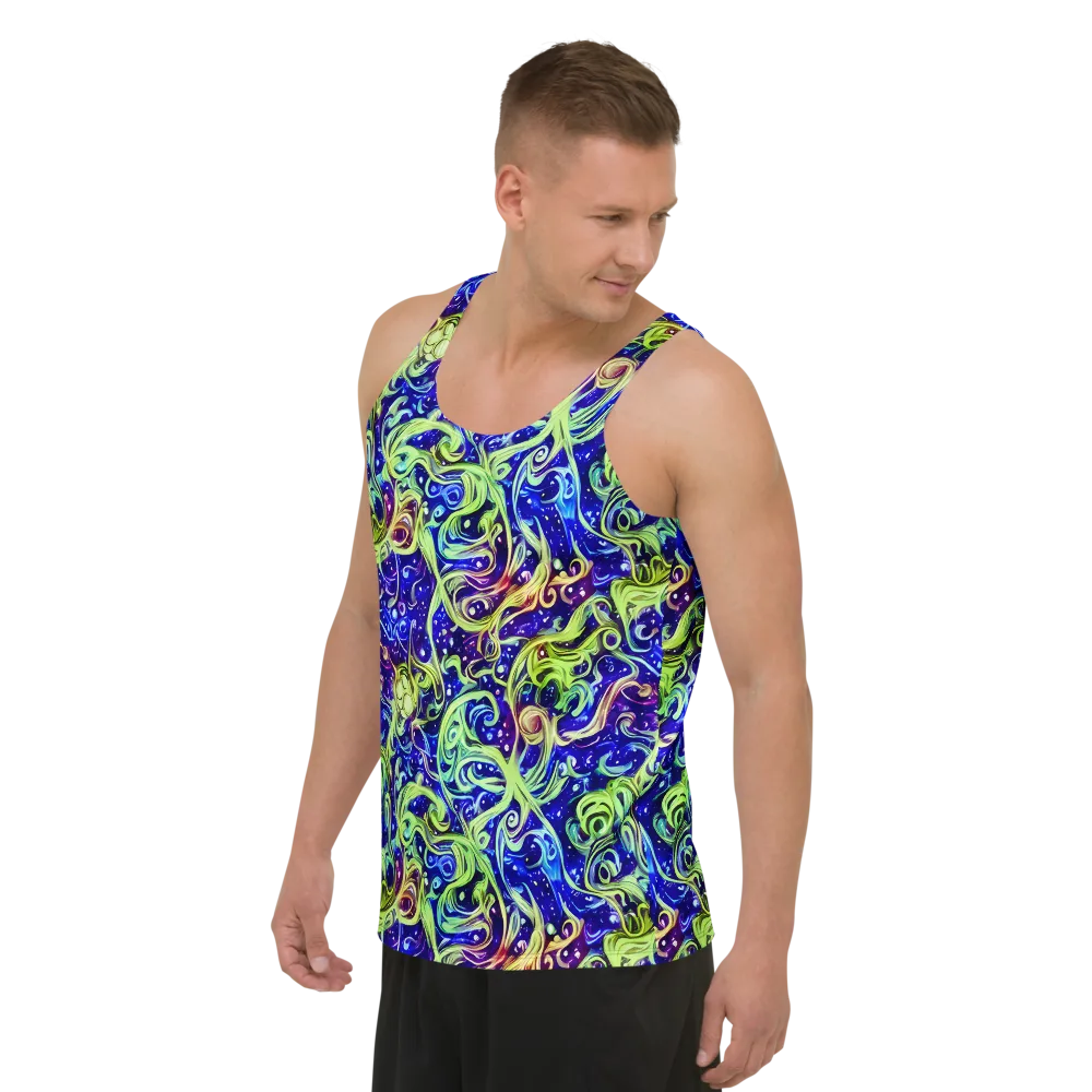 Molten Whirlwind on Men's Tank Top — Left Front