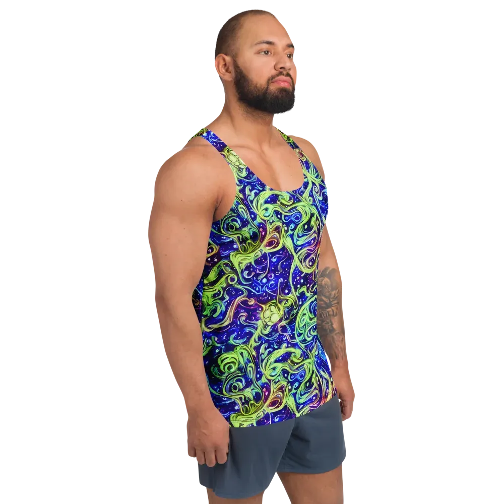Molten Whirlwind on Men's Tank Top — Right Front