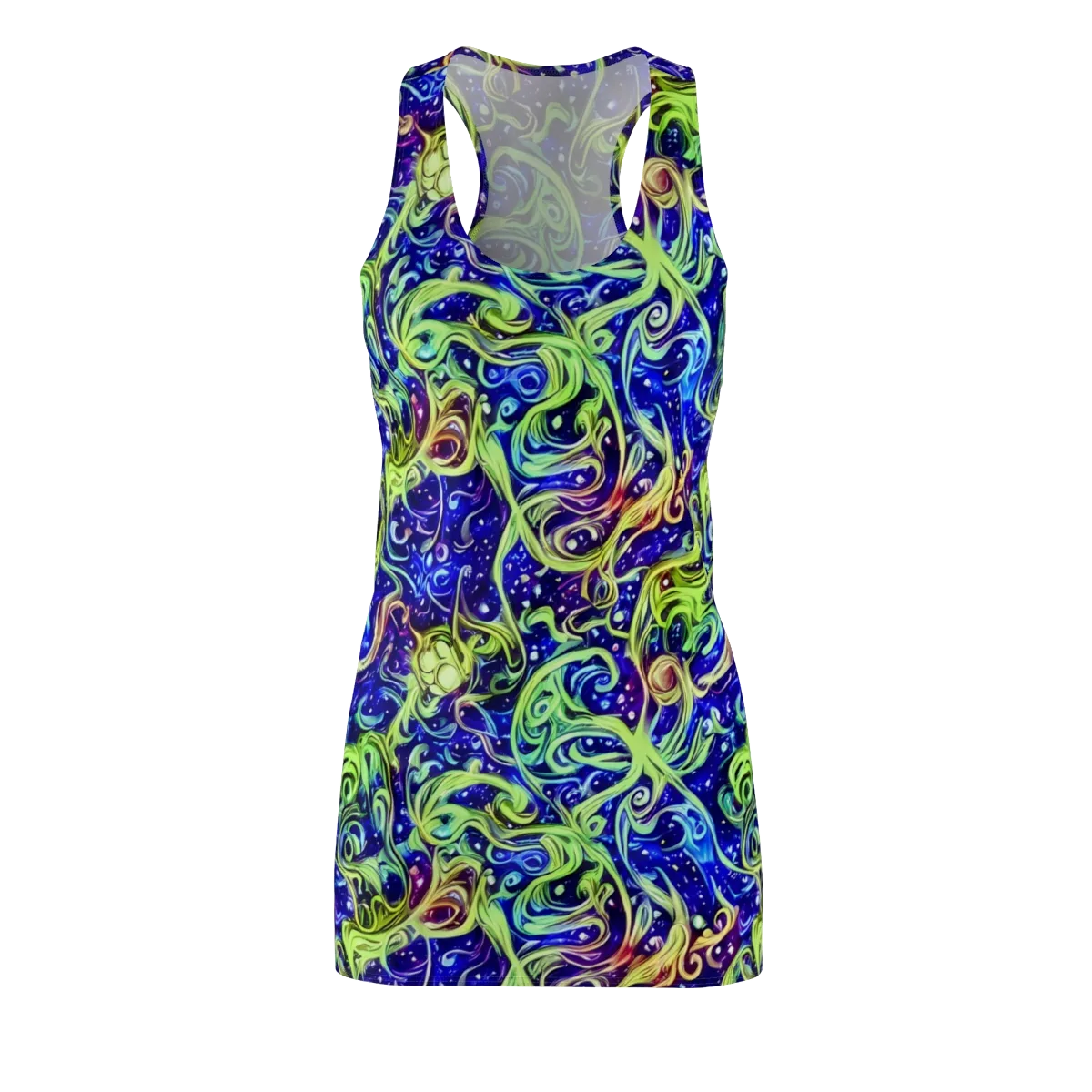 Molten Whirlwind on Racerback Dress — Front