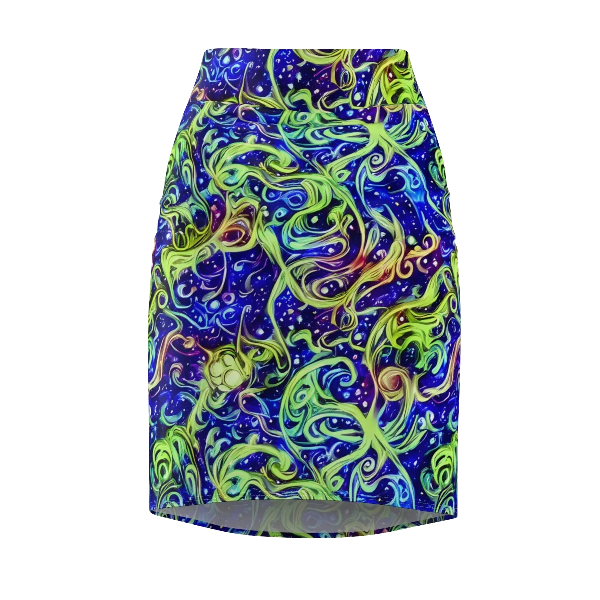 Molten Whirlwind on Pencil Skirt — Front