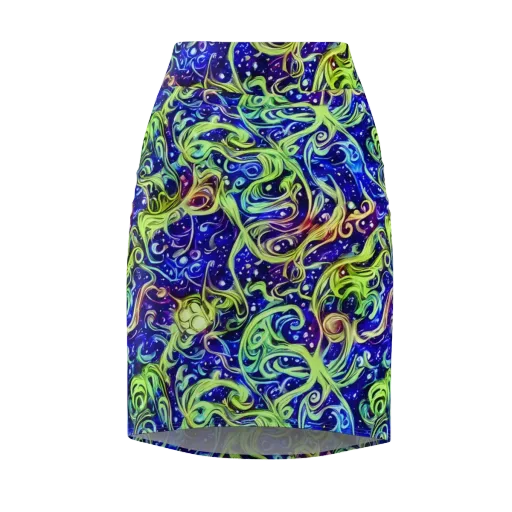 Molten Whirlwind on a Pencil Skirt