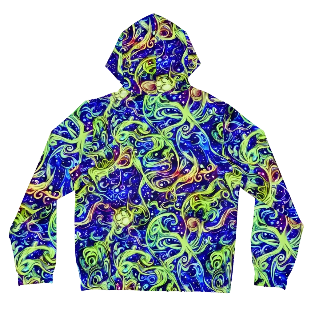 Molten Whirlwind on Women's Full-Zip Hoodie — Back