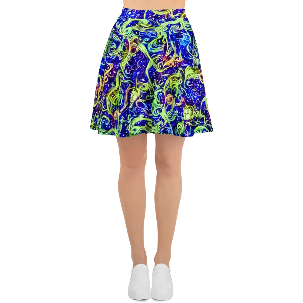 Molten Whirlwind on Skater Skirt — Front