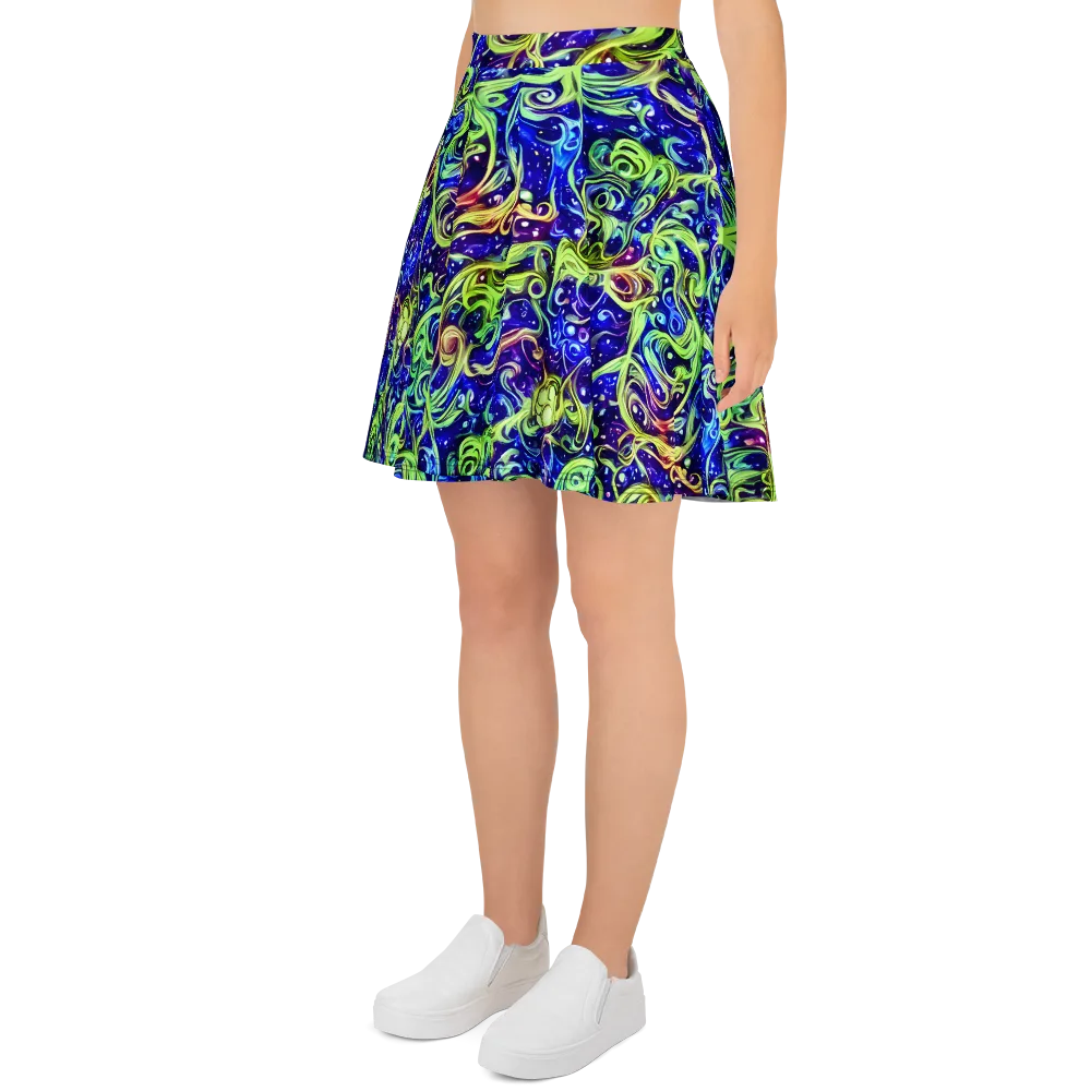 Molten Whirlwind on Skater Skirt — Left