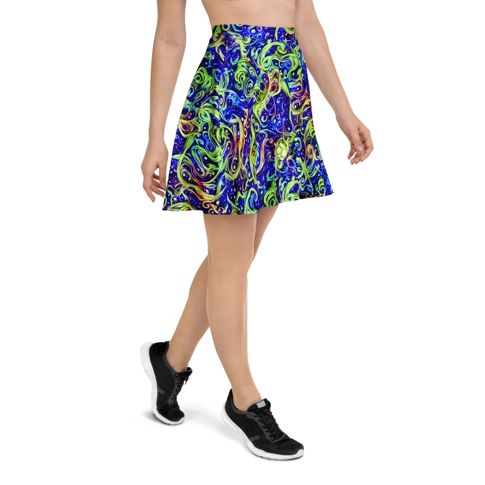 Molten Whirlwind on Skater Skirt — Right