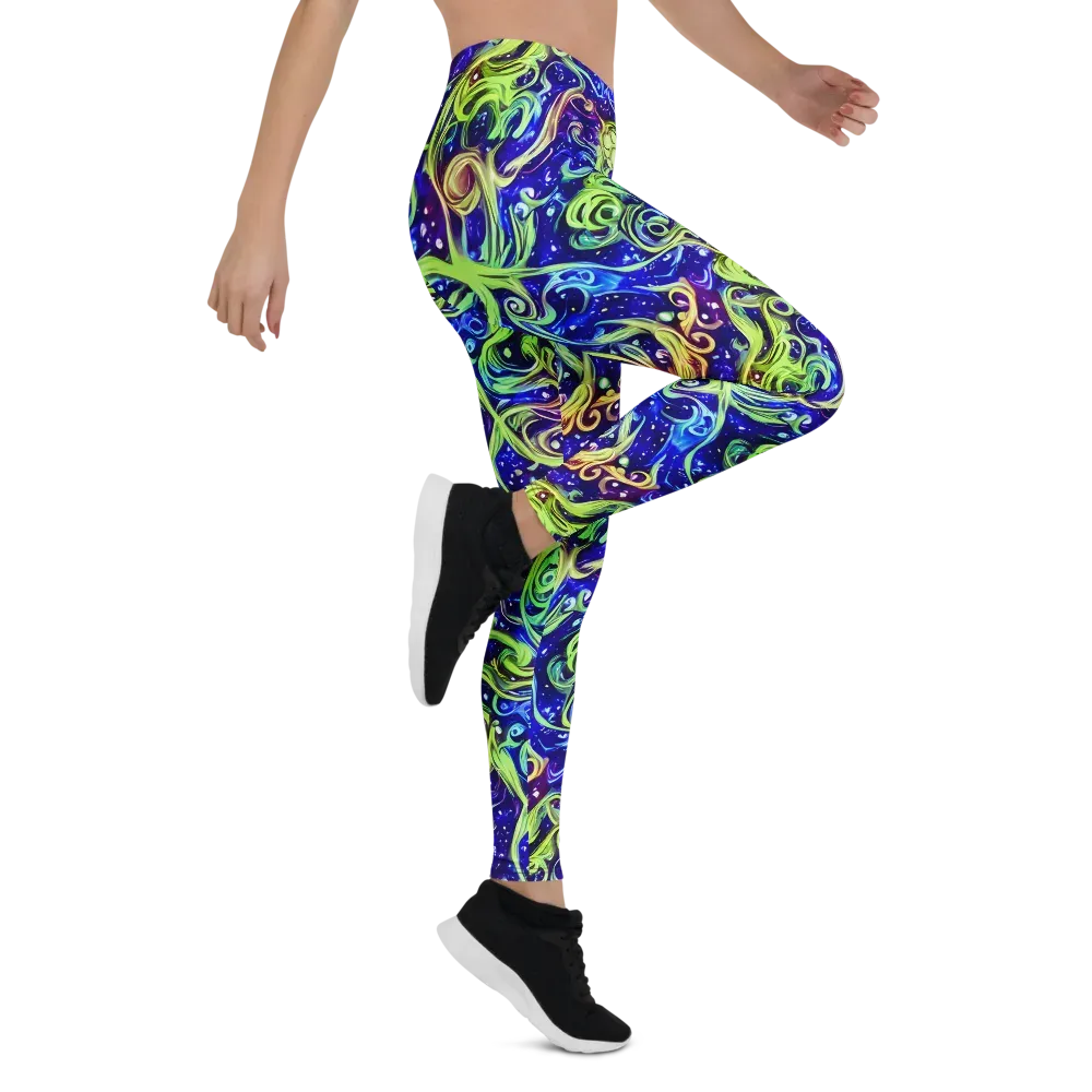 Molten Whirlwind on Leggings — Right