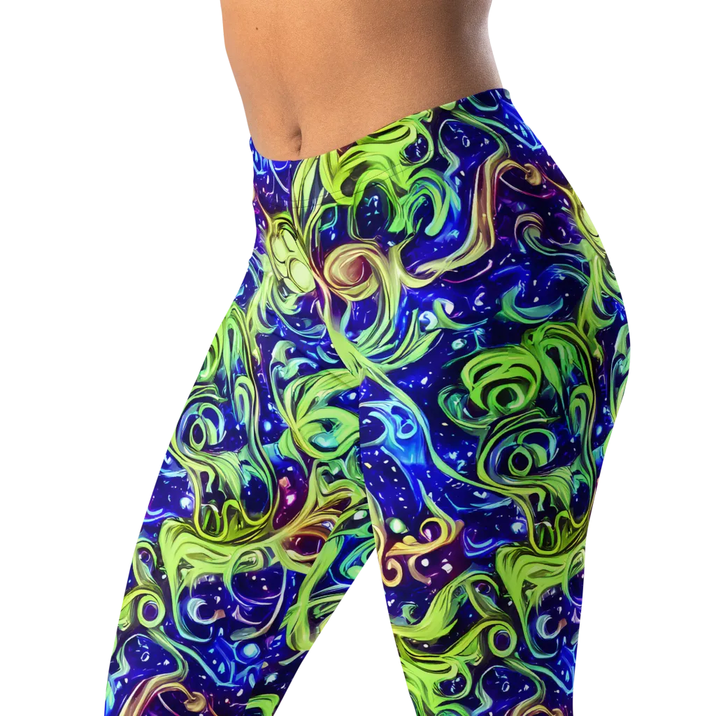 Molten Whirlwind on Leggings — Left Front