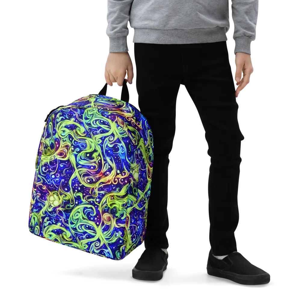 Molten Whirlwind on Minimalist Backpack — Zoomed-in