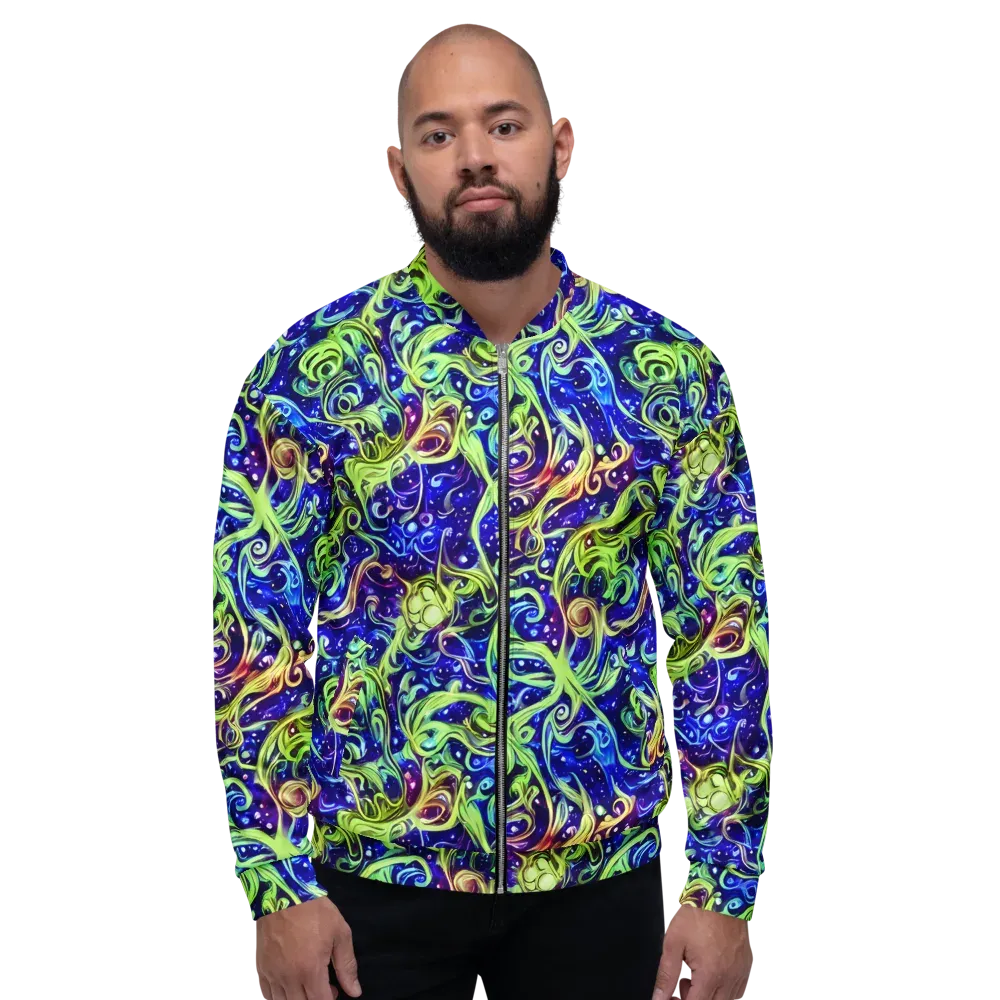 Molten Whirlwind on Bomber Jacket — Front