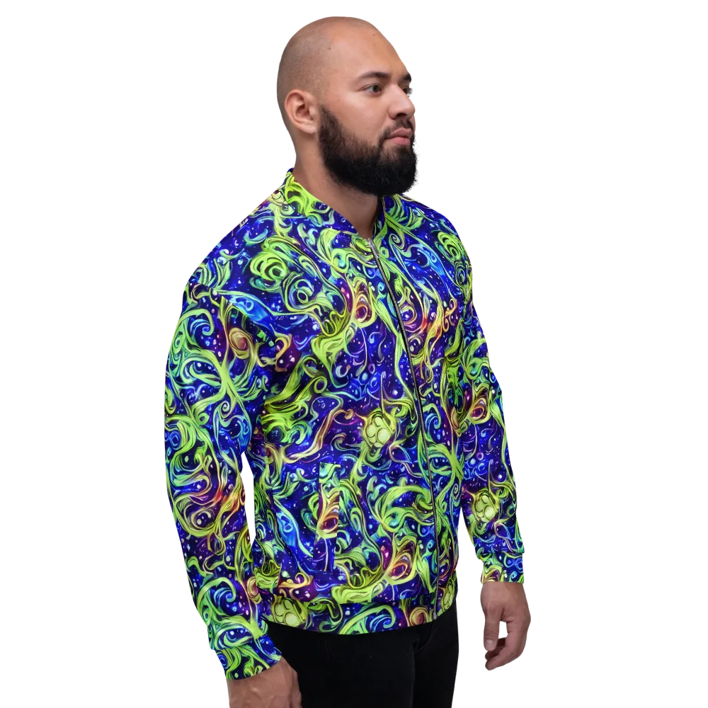 Molten Whirlwind on Bomber Jacket — Right
