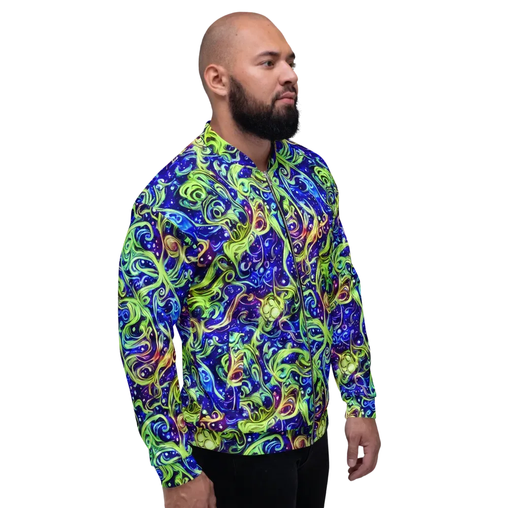 Molten Whirlwind on Bomber Jacket — Right