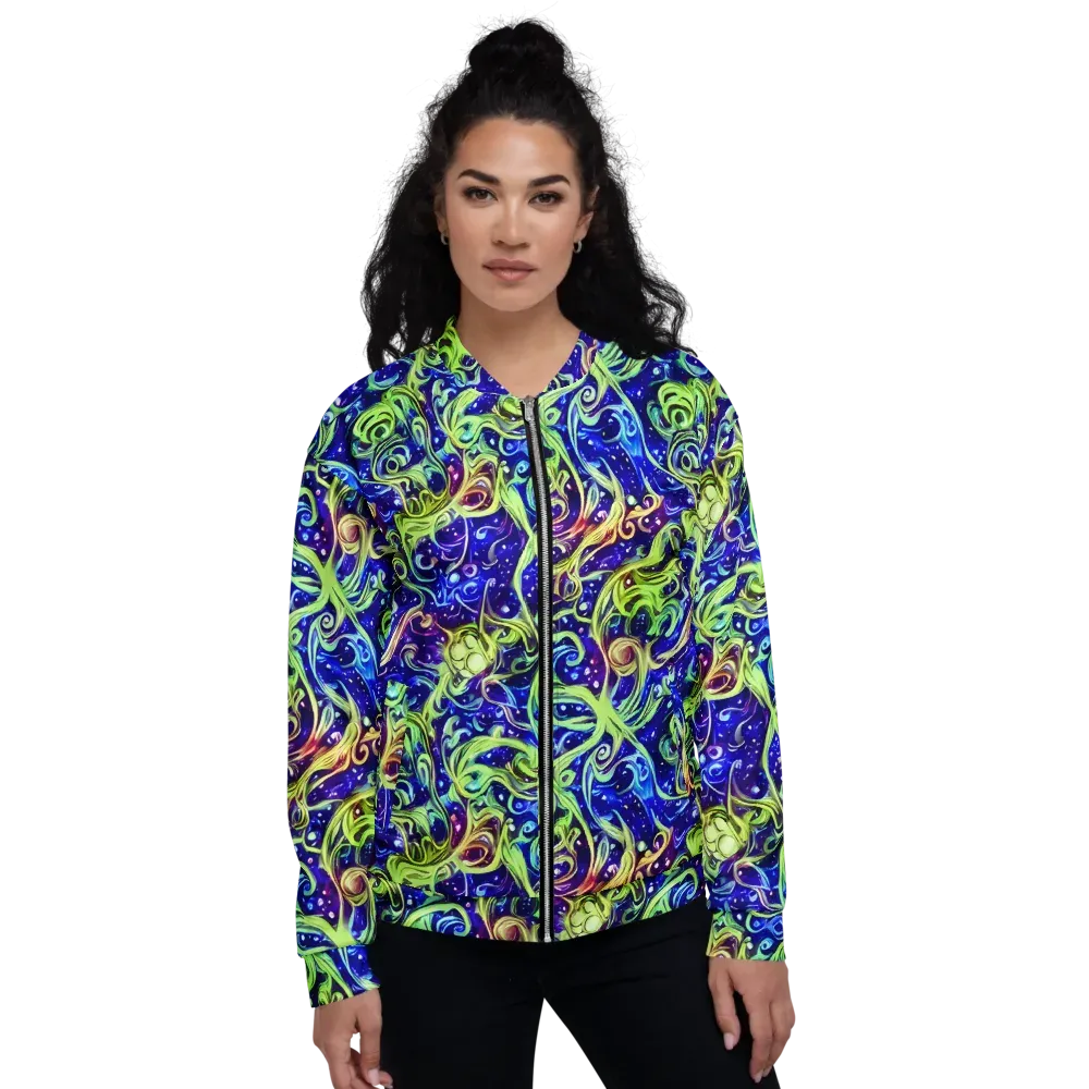 Molten Whirlwind on Bomber Jacket — Front