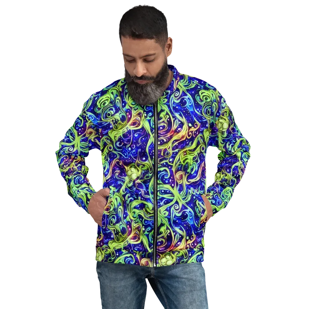 Molten Whirlwind on Bomber Jacket — Front