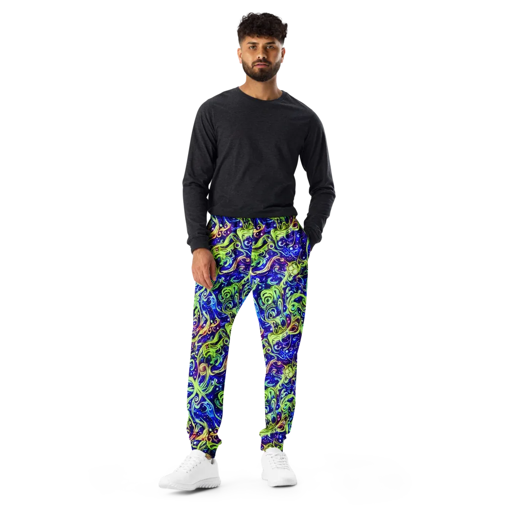 Molten Whirlwind on Men's Joggers — Front